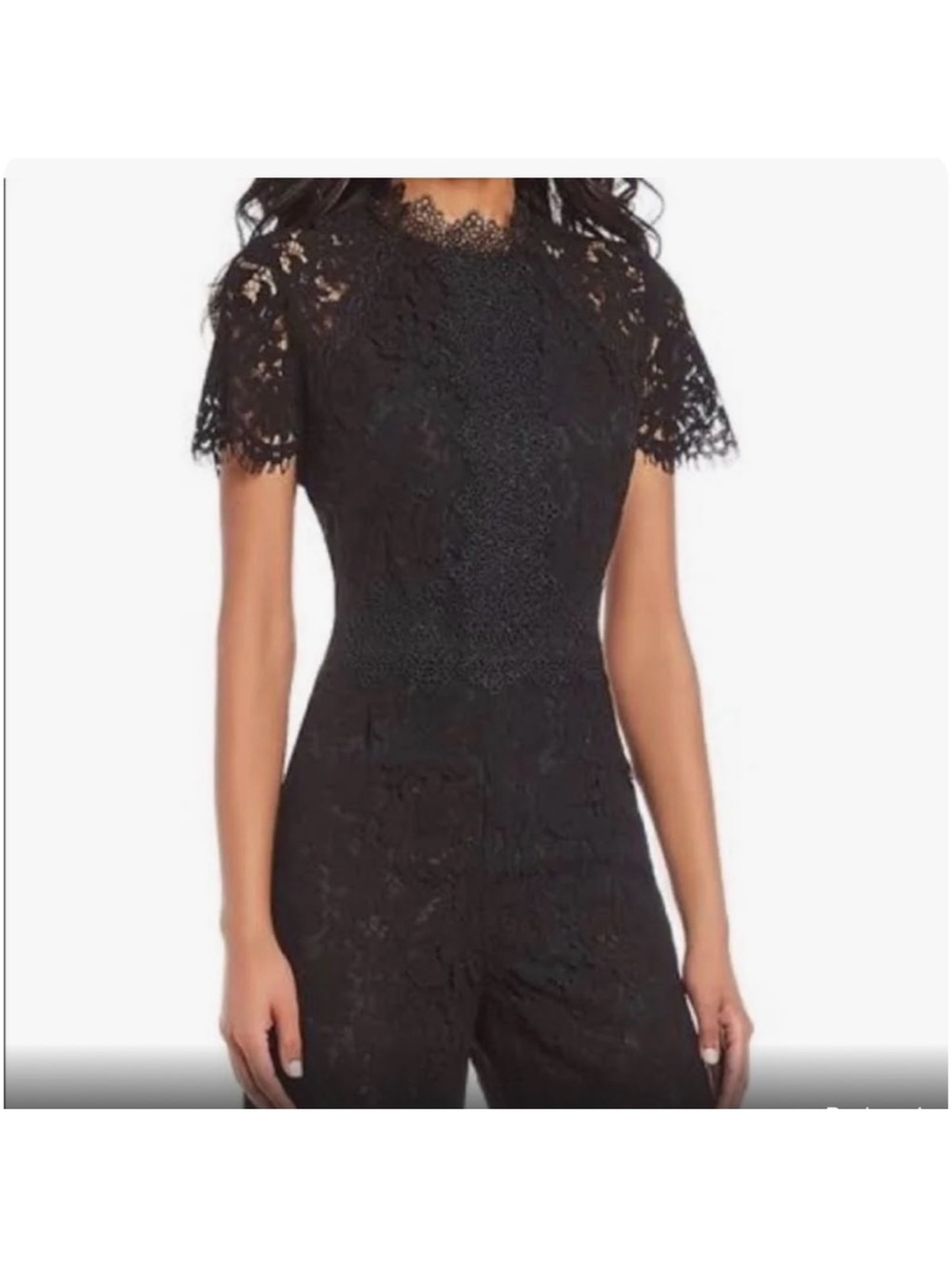 Antonio Melani wide leg lace jumpsuit